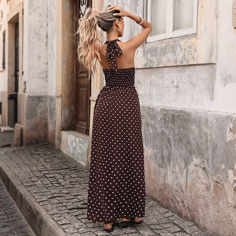 Damen Wickelkleid V-Ausschnitt Modisch Eveloria