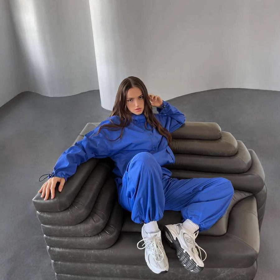 Damen Leichtjacke Kapuze Praktisch Tunnelzug Eveloria