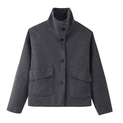 Damen Übergangsjacke Weich Velours Eveloria