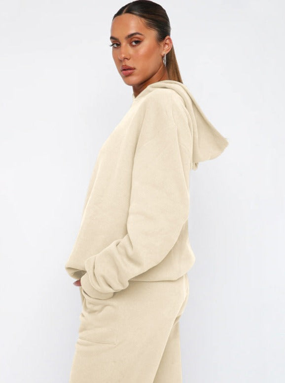 Damen Oversized Hoodie Jogger Set