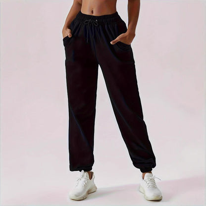 Damen Sporthose Hochbund Elastisch Eveloria
