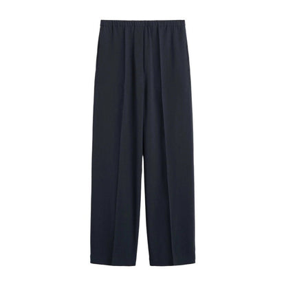 Damen Chiffon-Hose Weit Elastischer Bund