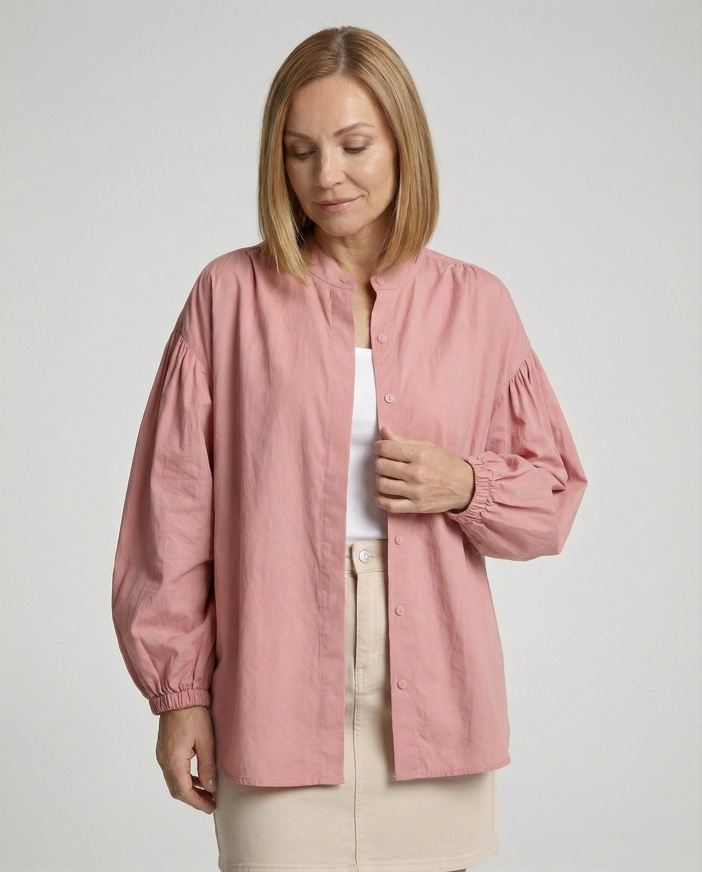 Damen Bluse Voluminöse Ärmel Trend Design - Eveloria
