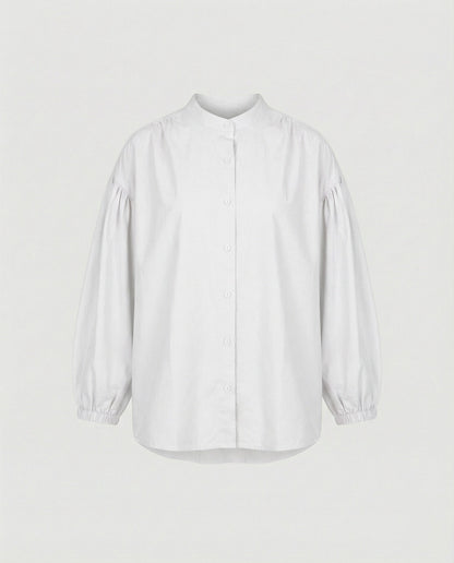 Damen Bluse Voluminöse Ärmel Trend Design