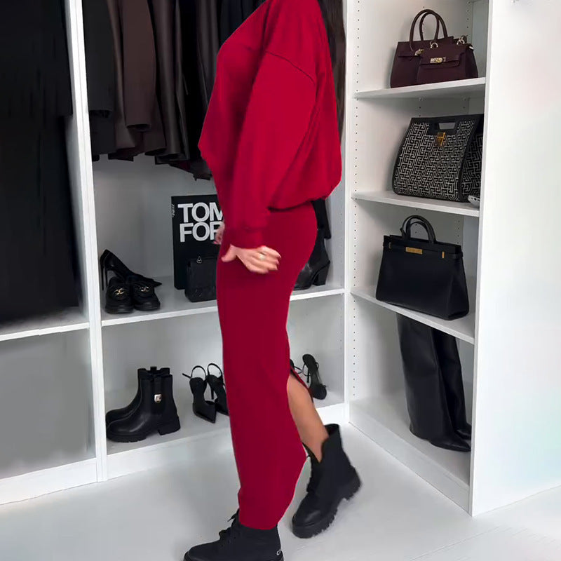 Damen Sweatshirt Ensemble Eveloria Modisch
