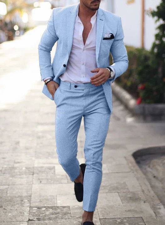 Herren Twin Anzug Blazer und Hose - Eveloria