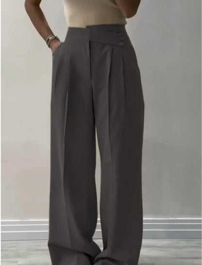 Damen Bügelfaltenhose Eveloria Weit