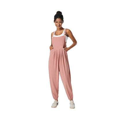 Damen Jumpsuit Lässig mit Taschen Eveloria