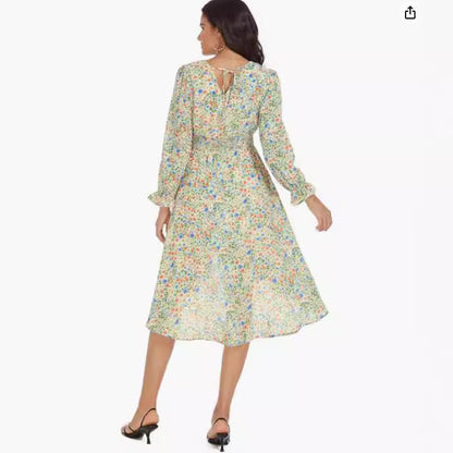 Damen Blumenkleid Eveloria