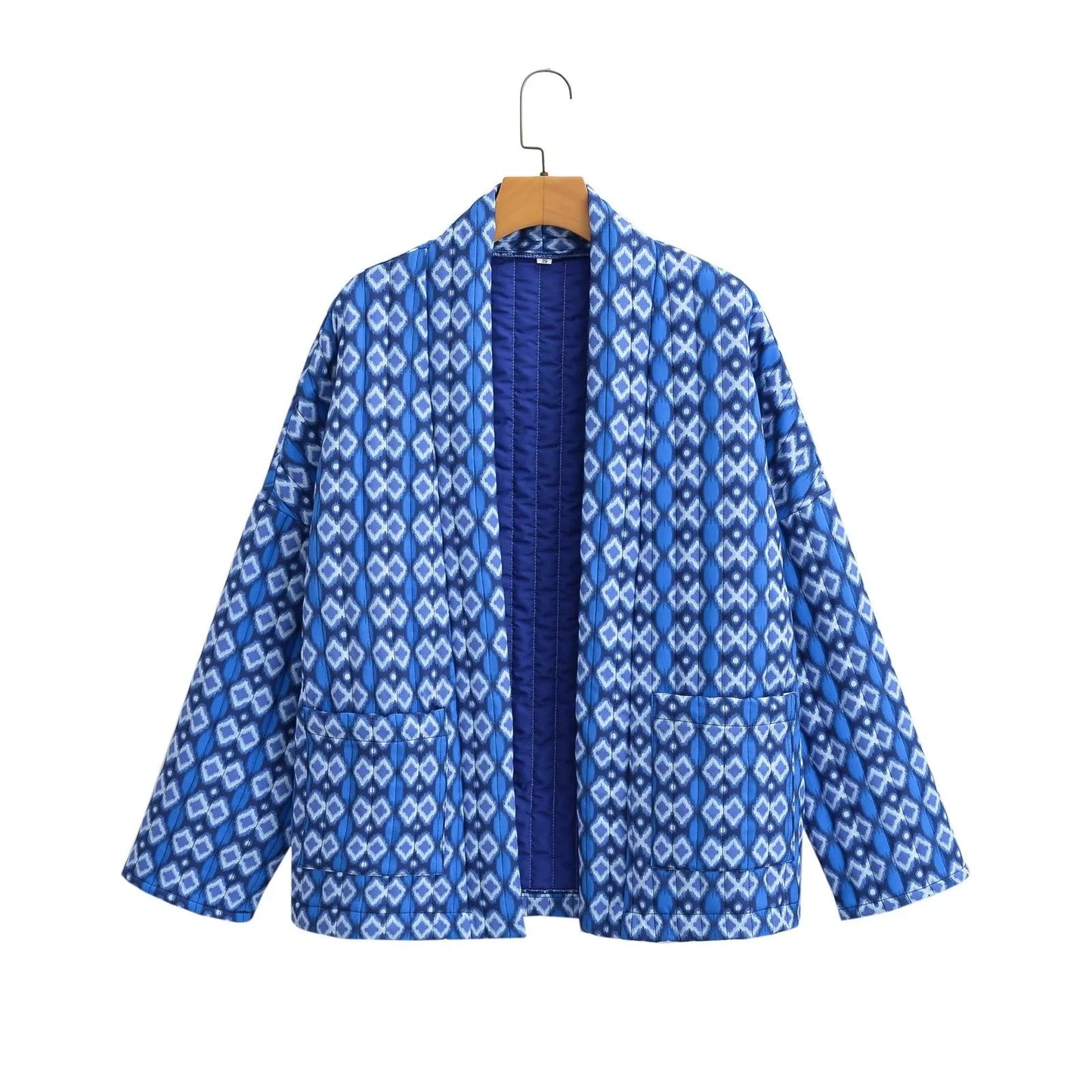 Damen Steppjacke Grafisches Muster Eveloria