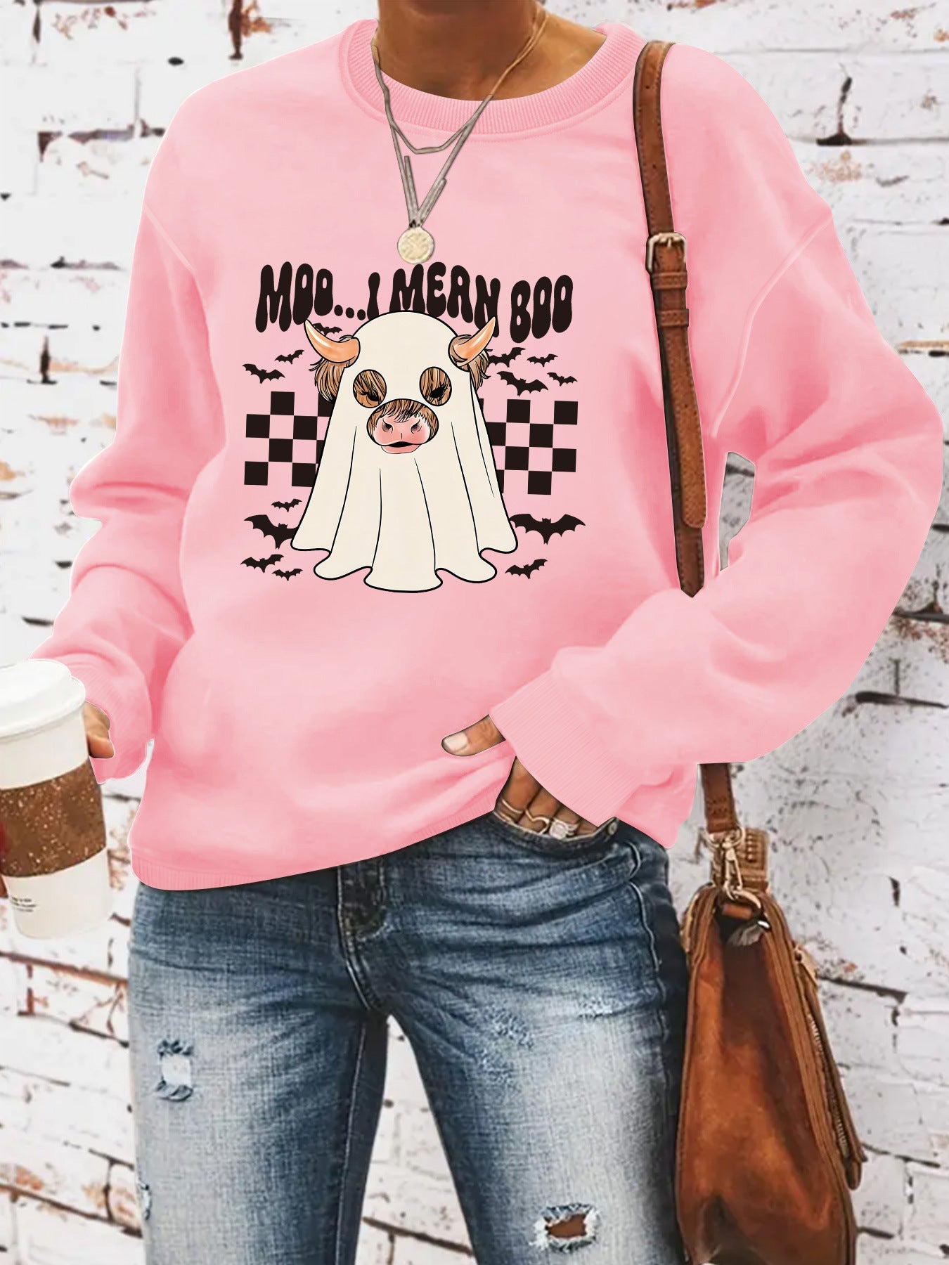 Damen Sweatshirt Halloween-Design Eveloria