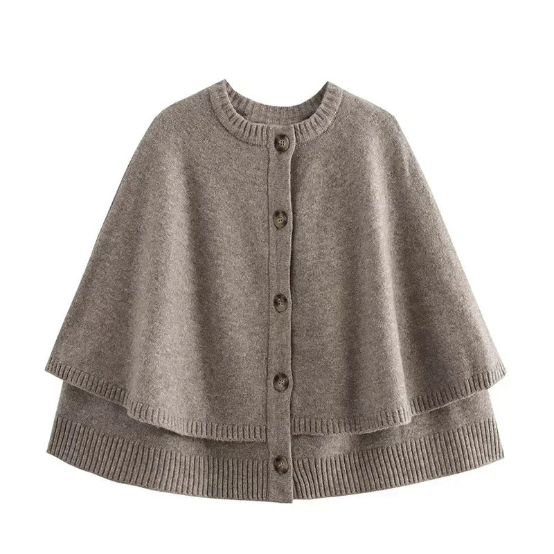 Damen Kapuzenumhang Stylisch Eveloria