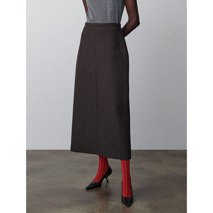 Damen Midirock Klassischer Schnitt Eveloria