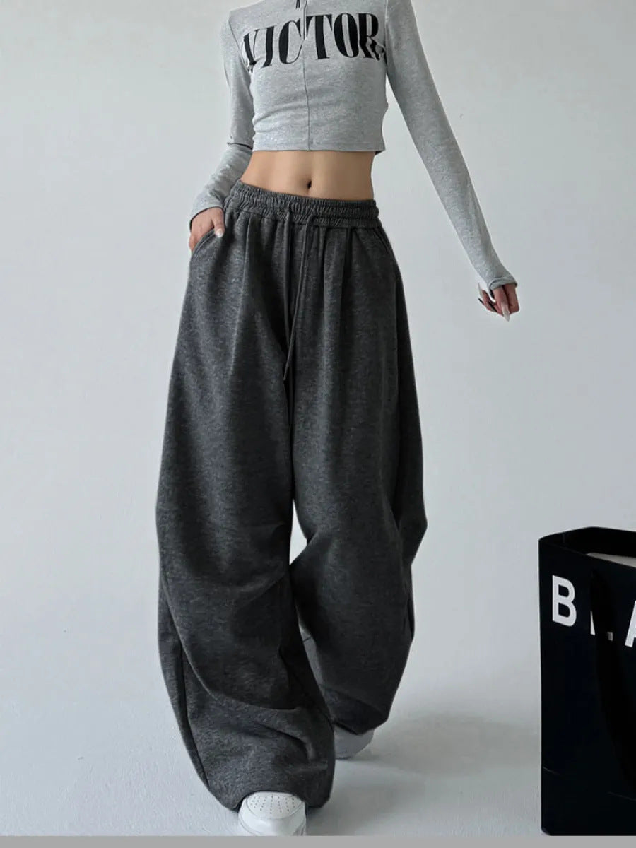 Damen Jogginghose Weite Elastischer Bund Eveloria