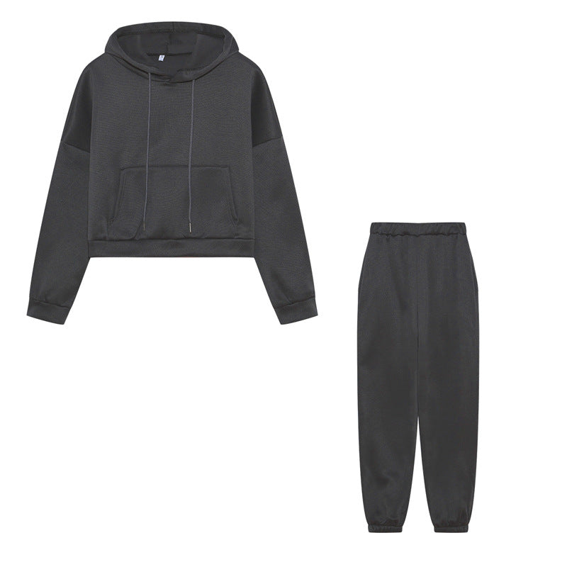 Damen Sportliches Hoodie Jogging Set Eveloria