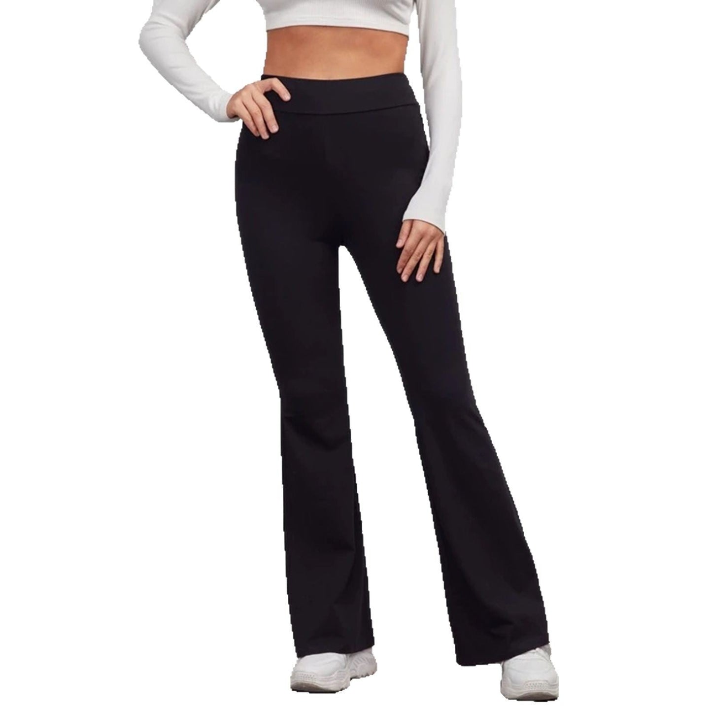 Damen Flared-Hosen Hochsitze Eveloria