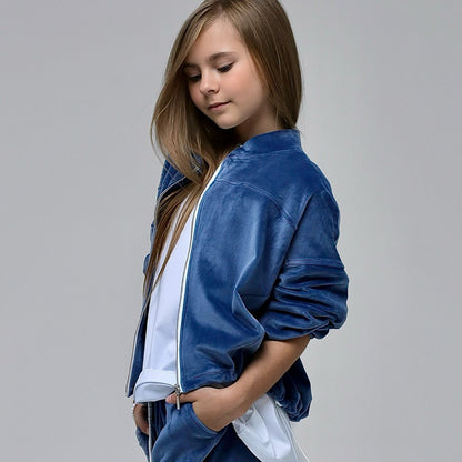 Damen Fleecejacke Sportlich Reißverschluss Lässig Eveloria