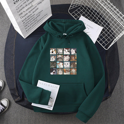 Damen Sweatshirt Tier-Motiv Eveloria