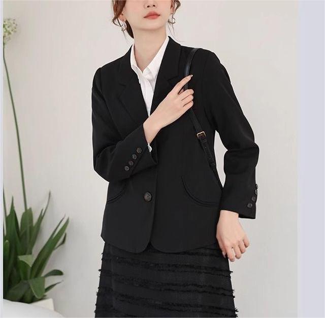 Damen Blazer Tailliert Mit Knöpfen Eveloria