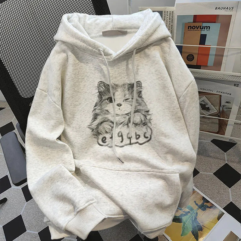 Damen Hoodie niedliches Tierdesign Eveloria - Eveloria