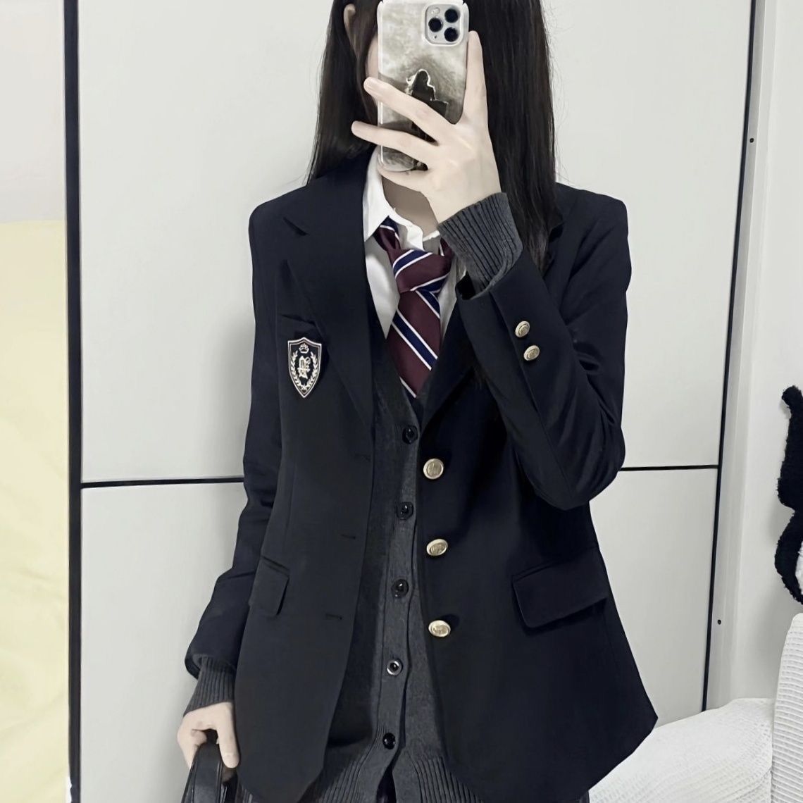 Damen Blazer Schuluniform Eveloria Marineblau - Eveloria