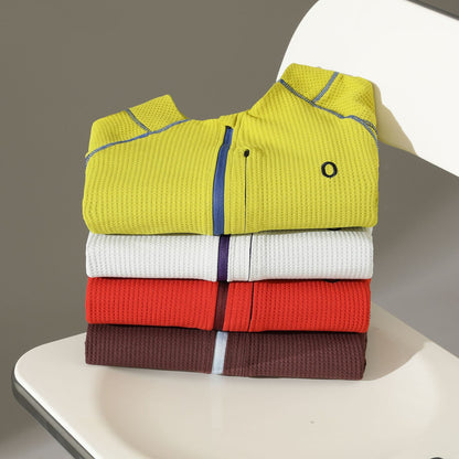 Damen Pullover Innovativ Reißverschluss Strukturiert Eveloria