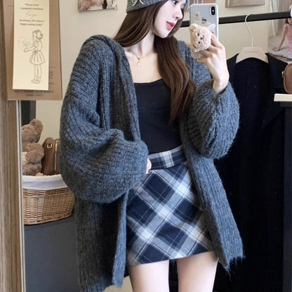 Damen Strickcardigan Gemütlich Eveloria