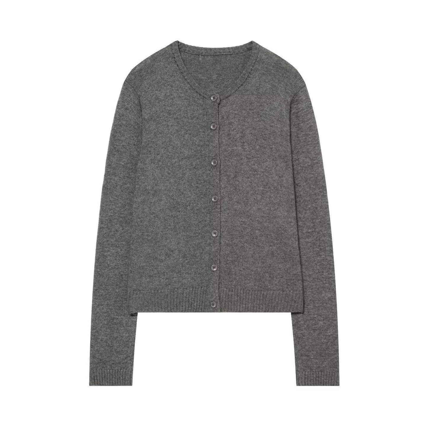 Damen Klassische Strickjacke Knopfverschluss Eveloria