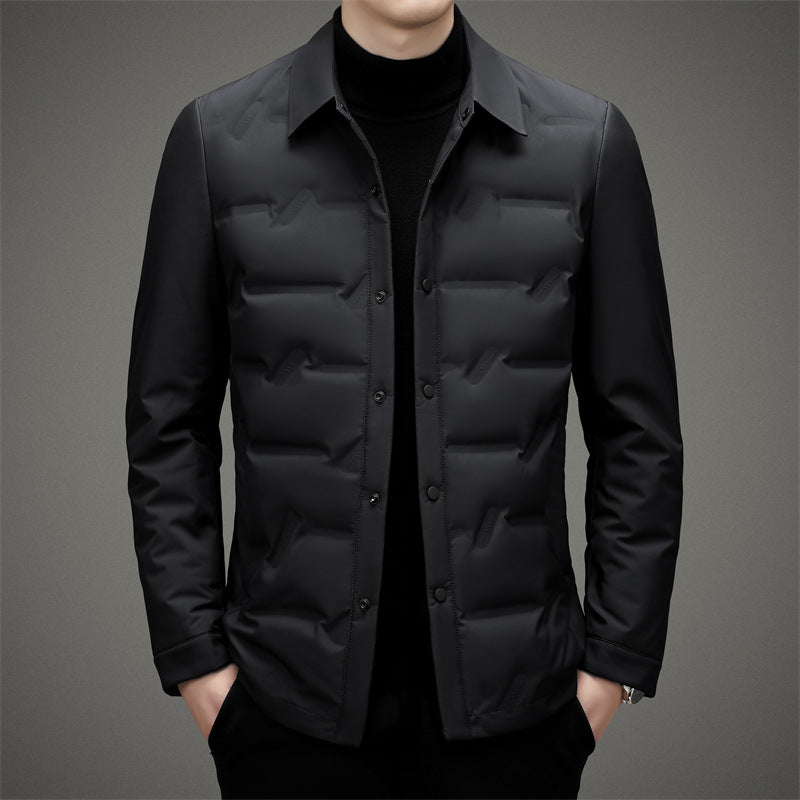 Damen Steppjacke Taillierte Passform Wasserabweisend Hüftlang Schwarz - Eveloria
