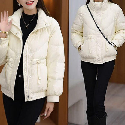 Damen Steppjacke Verstellbarer Bund Eveloria