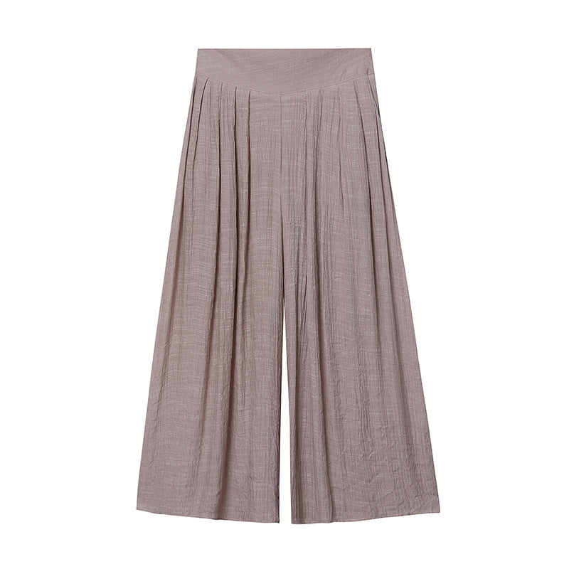 Damen Palazzo-Hose Weit Taillenknoten Eveloria