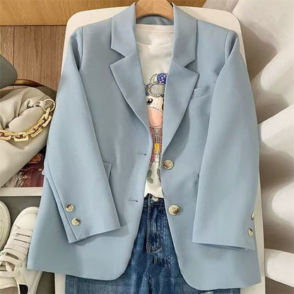 Damen Blazer Strukturiert Elegant Eveloria