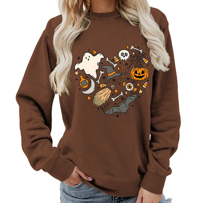 Damen Halloween Sweatshirt Eveloria Kreatives Motiv