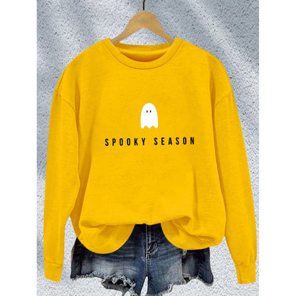 Damen Sweatshirt Weiches Innenfleece Gruselmotiv Eveloria