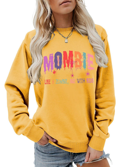 Damen Sweatshirt Zombie Motiv Eveloria