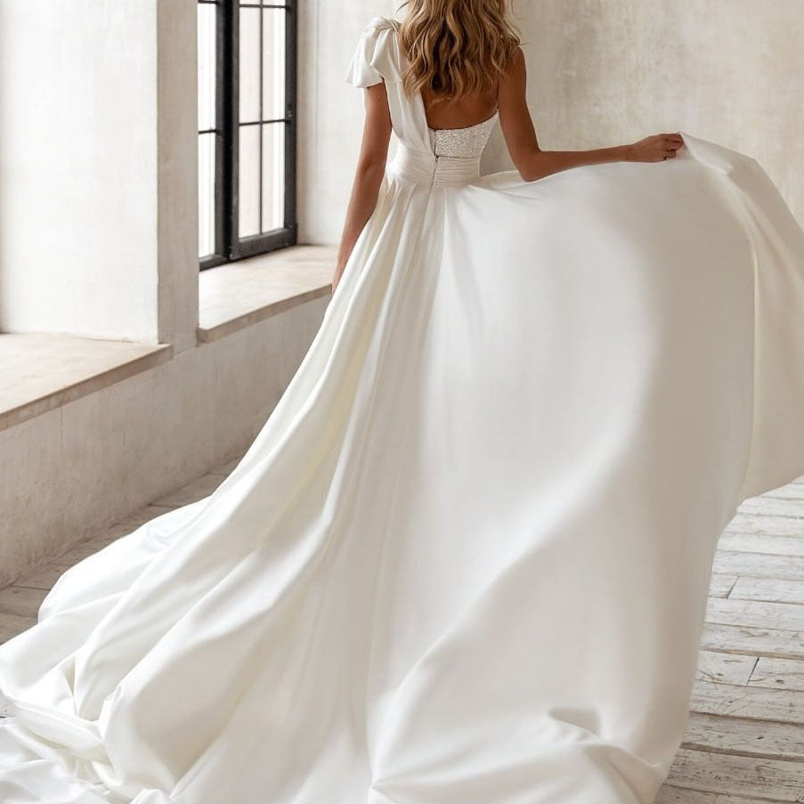Damen Pailletten Spielanzug mit Schlitz Asymmetrisch