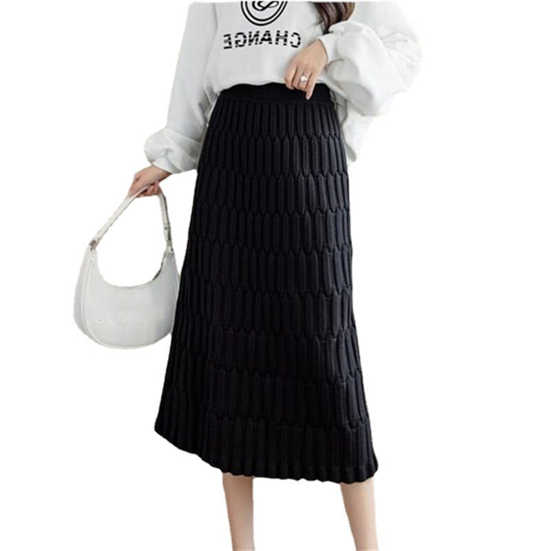 Damen Strickhose Weit Eveloria