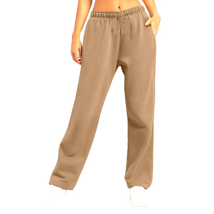 Damen Freizeithose Elastischer Bund Locker Passform Eveloria