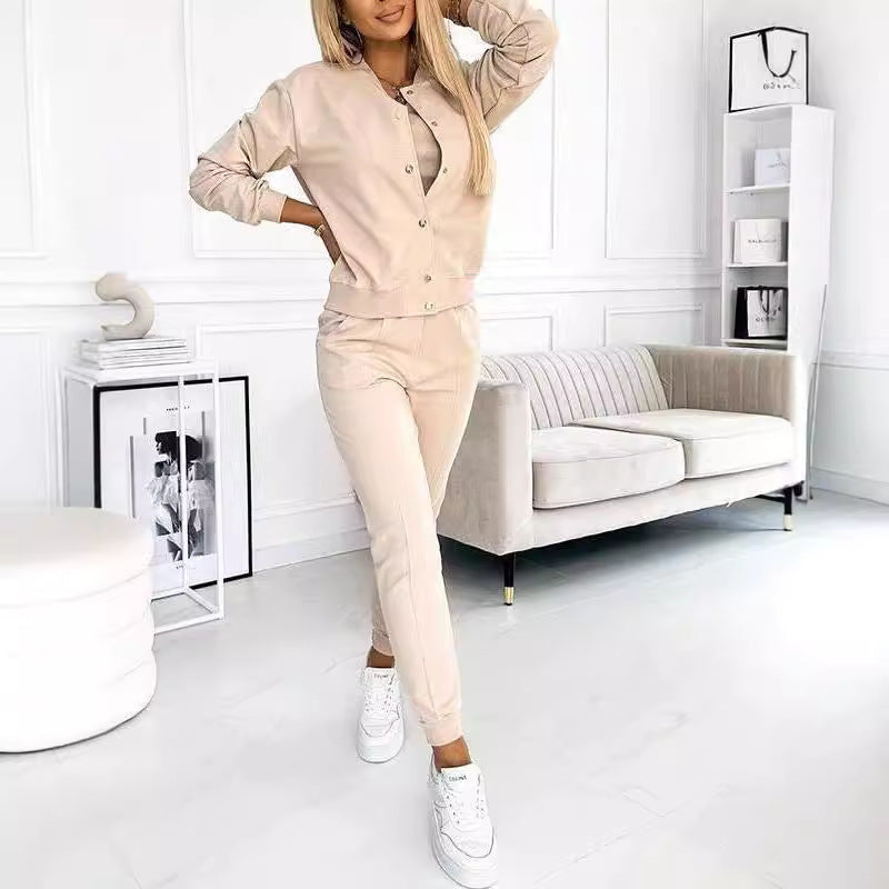 Damen Sportanzug Kurzarm Oberteil Urban Jacke Eveloria - Eveloria