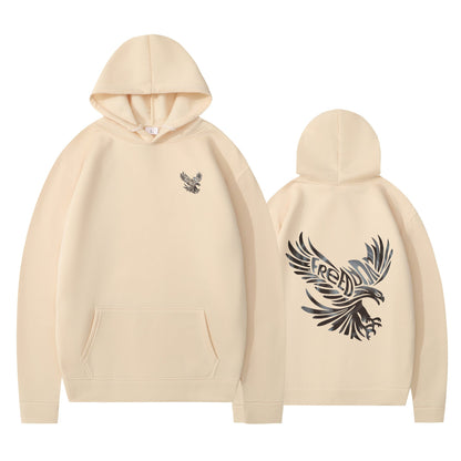 Damen Kapuzenpullover Adlerdesign Weich Eveloria