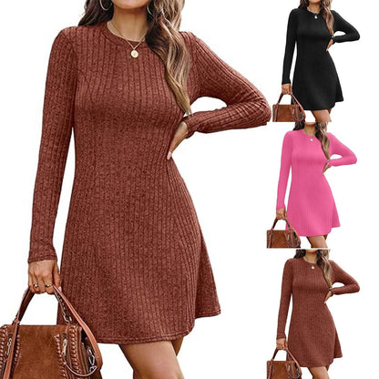 Damen Strickkleid Lässig Eveloria - Eveloria