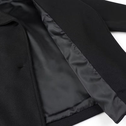 Damen Übergangsjacke Lässiger Schnitt Doppelter Knopf Eveloria