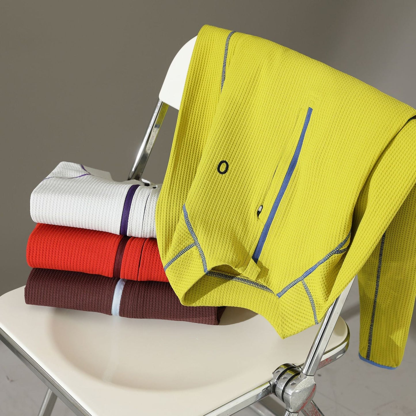Damen Pullover Innovativ Reißverschluss Strukturiert Eveloria