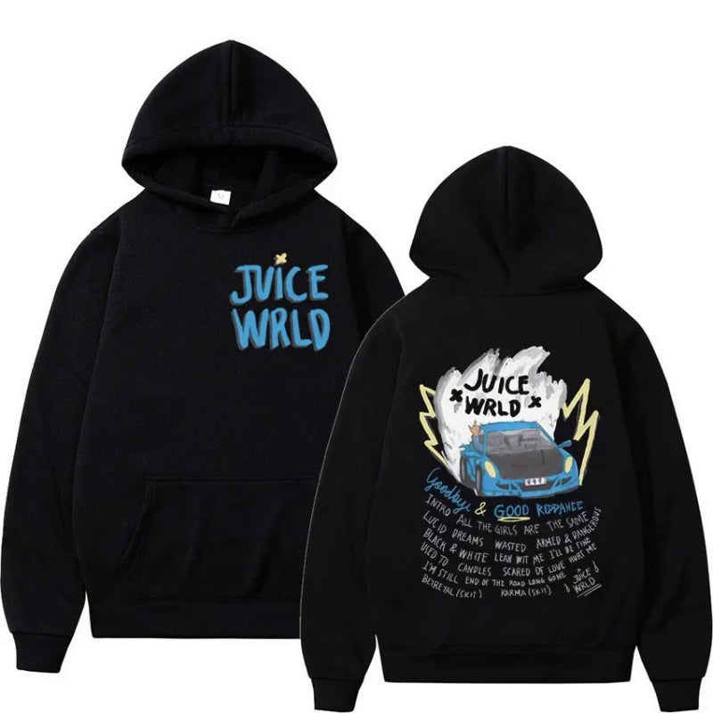 Damen Kapuzenpullover Grafikdesign Weiß