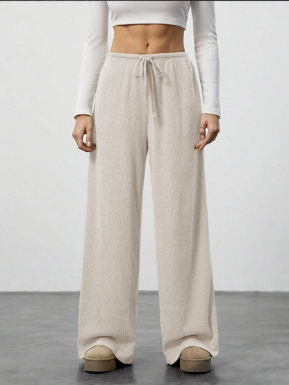 Damen Strickhose Weite Passform Eveloria
