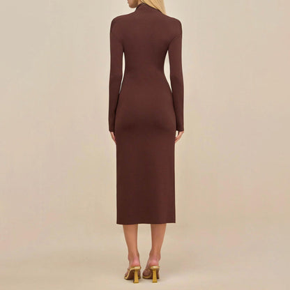 Damen Wickelkleid Raffungen Elegantes Design Eveloria