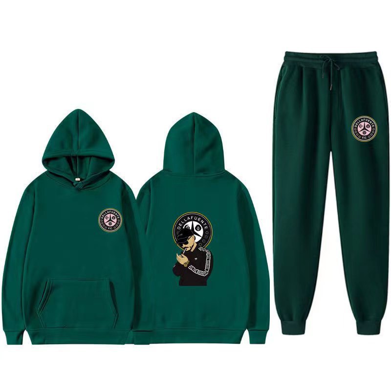 Damen Kapuzenpullover-Set mit Jogginghose, einzigartigem Druck, - Eveloria
