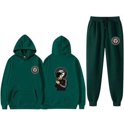 Damen Kapuzenpullover-Set mit Jogginghose, einzigartigem Druck, - Eveloria