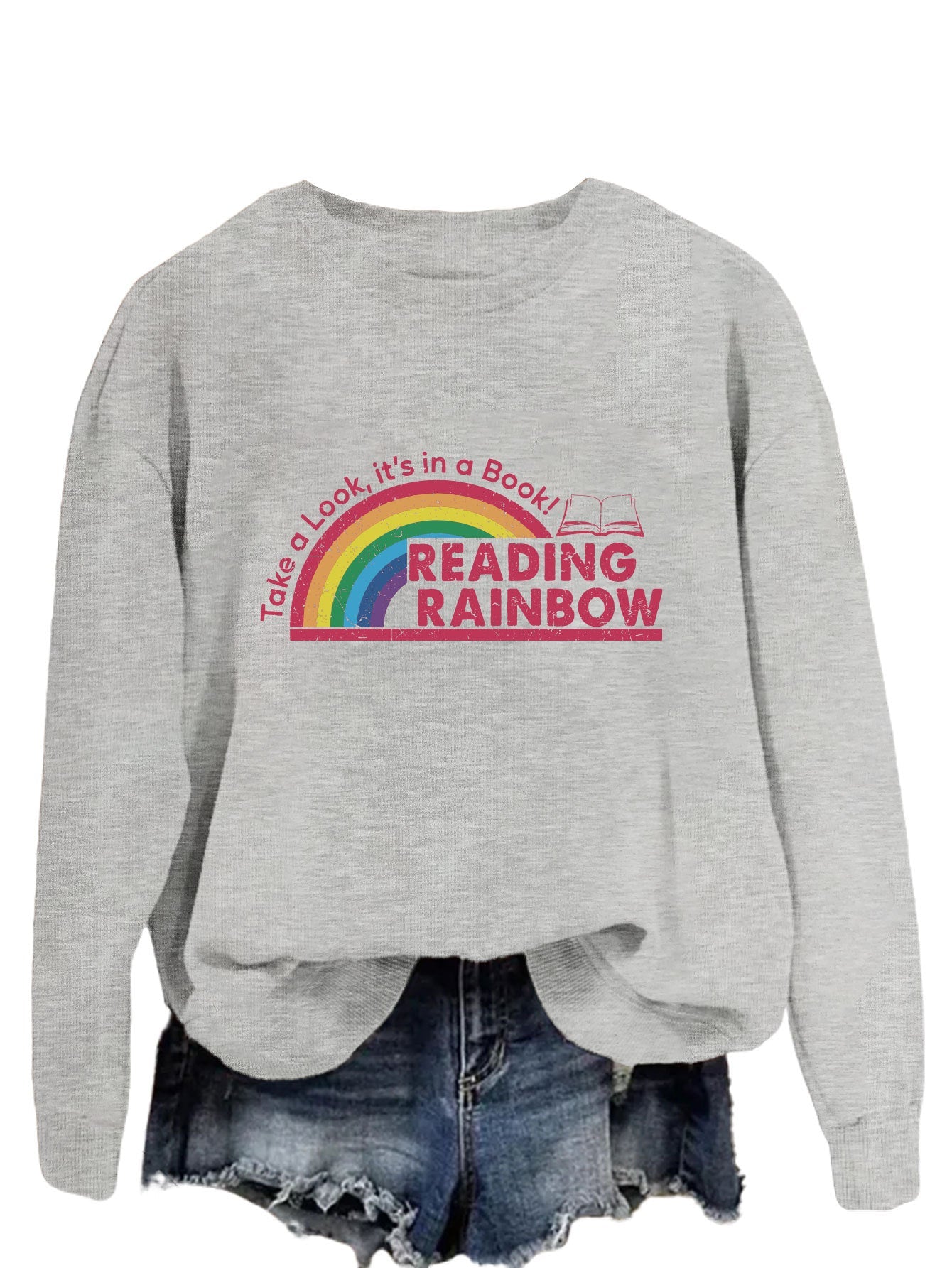 Damen Sweatshirt mit einzigartigem Druck Eveloria