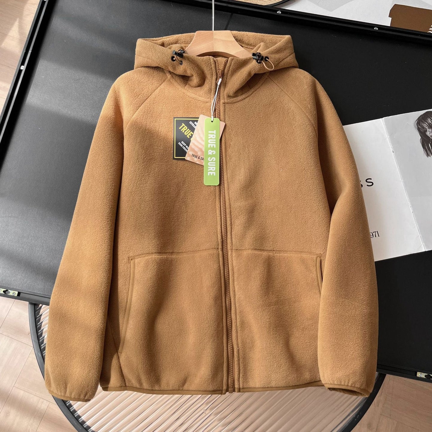 Damen Fleecejacke Hochkragen Mit Seitentaschen Eveloria